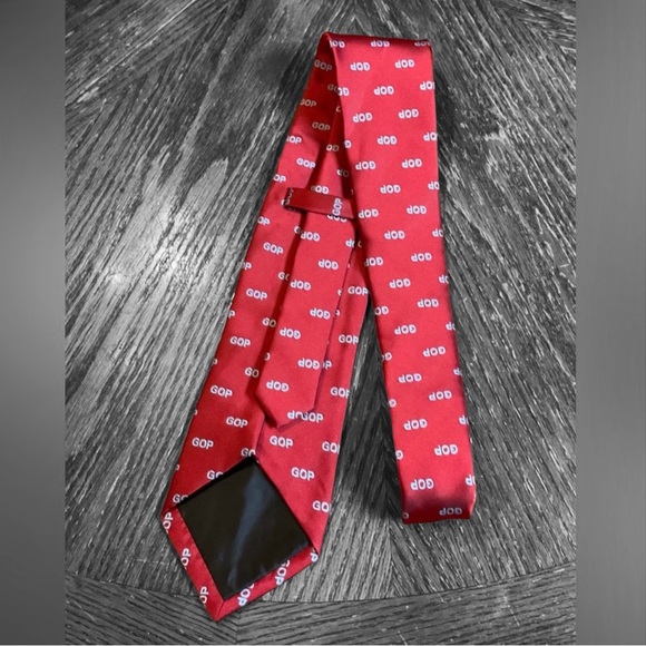 🇺🇸🐘”GOP” Men’s Republican Necktie! - Picture 9 of 13